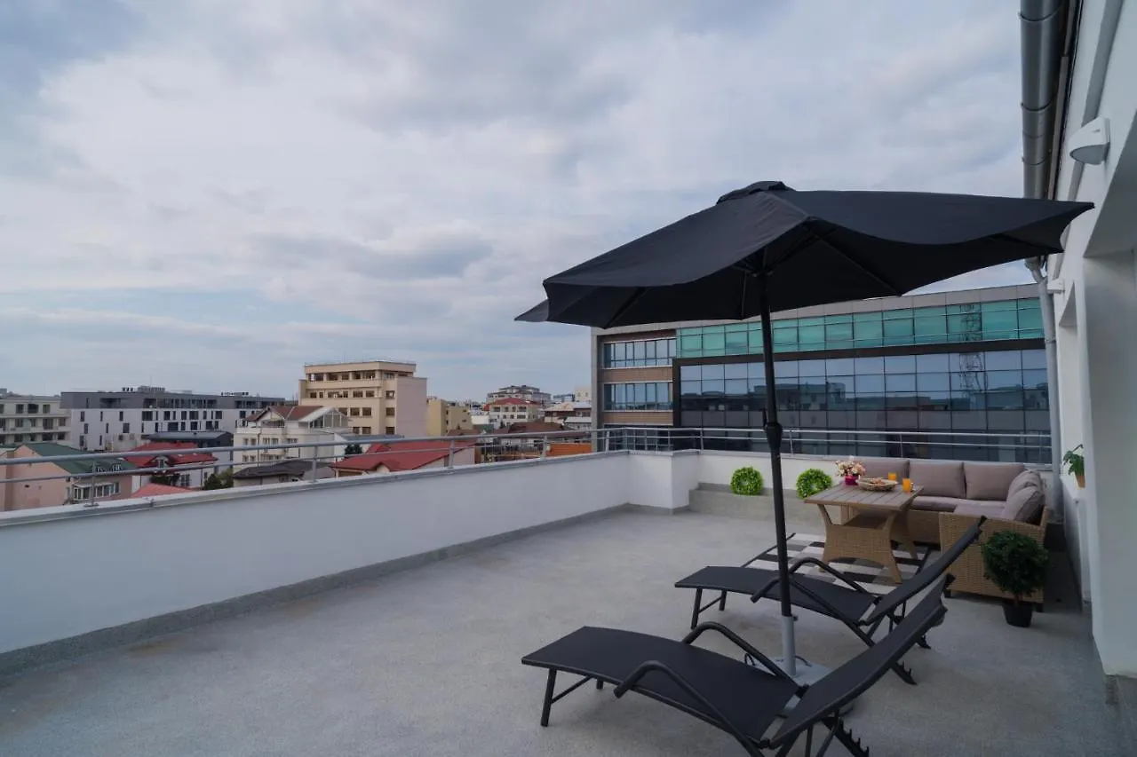Apartment Penthouse With Huge Rooftop Terrace & City View Bucharest Romania