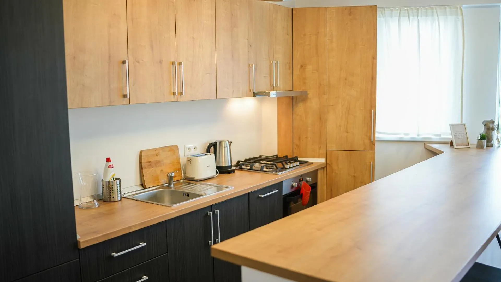 Penthouse With Huge Rooftop Terrace & City View Bucureşti Apartament